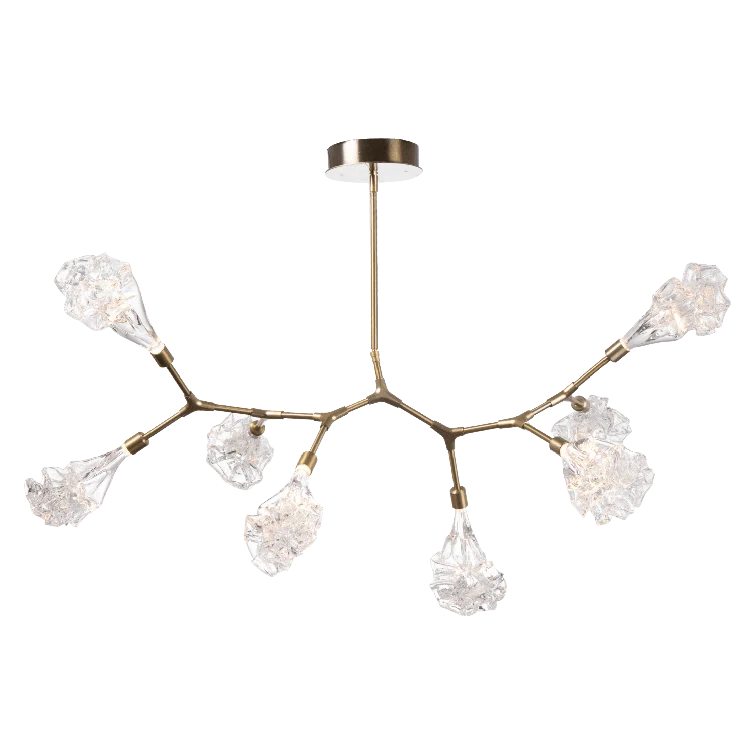 Blossom Dimmable LED Sputnik Modern Linear Chandelier