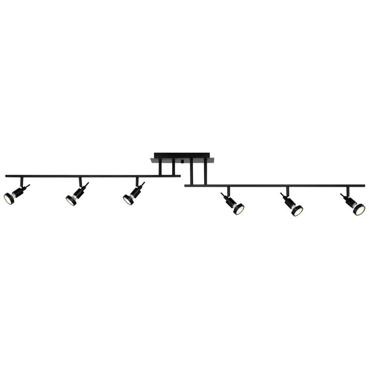 62'' 6 -Light Fixed Track Track Kit with Dimmable
