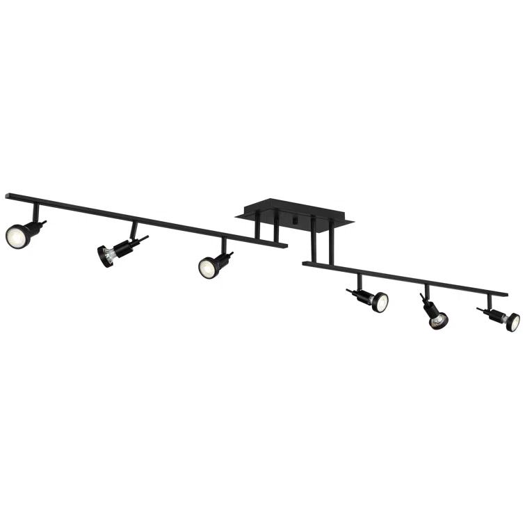 62'' 6 -Light Fixed Track Track Kit with Dimmable