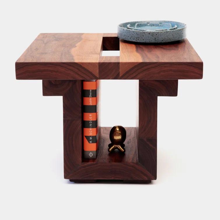 SQ Solid Wood End Table