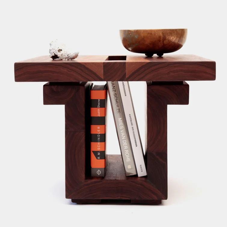 SQ Solid Wood End Table