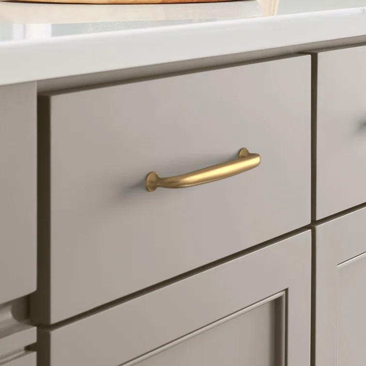 Amerock Renown 3-3/4 inch (96mm) Center-to-Center Champagne Bronze Cabinet Pull