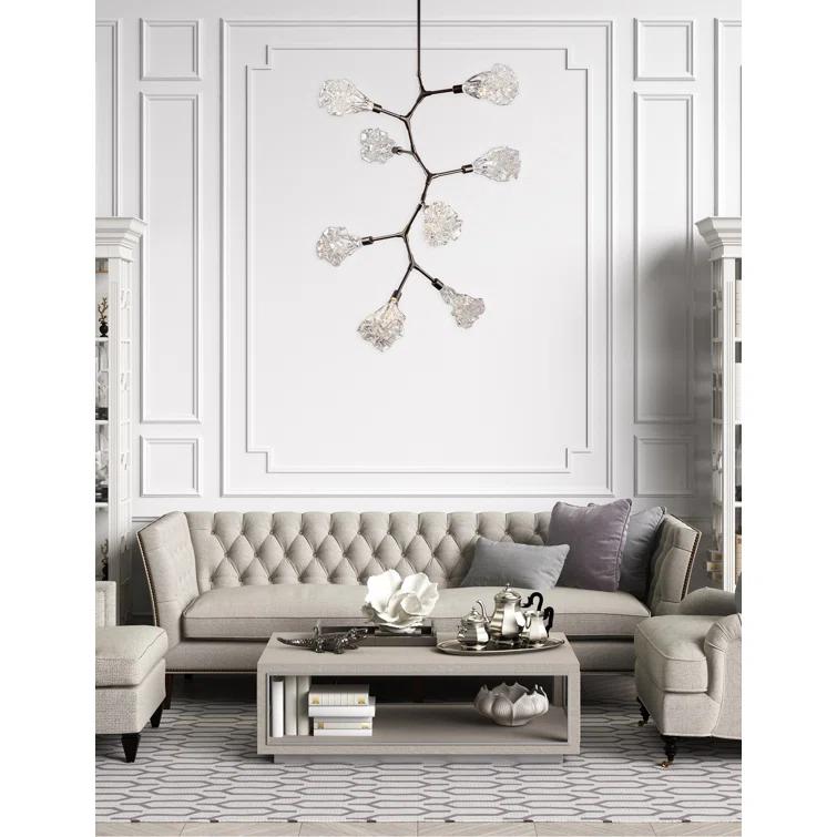 Blossom Dimmable LED Sputnik Modern Linear Chandelier