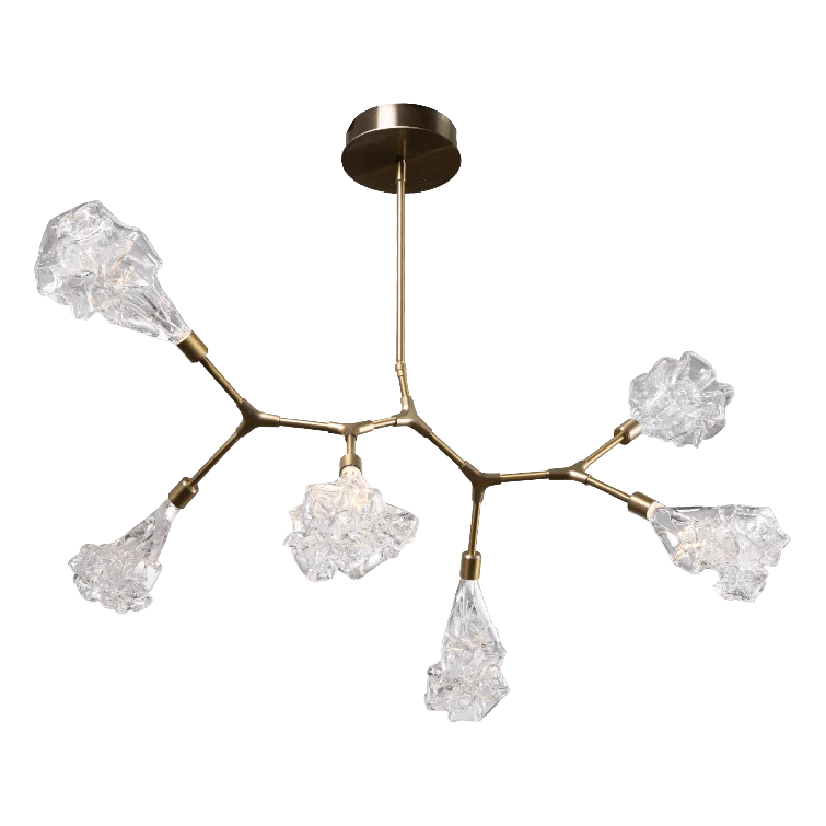 Blossom Dimmable LED Sputnik Modern Linear Chandelier