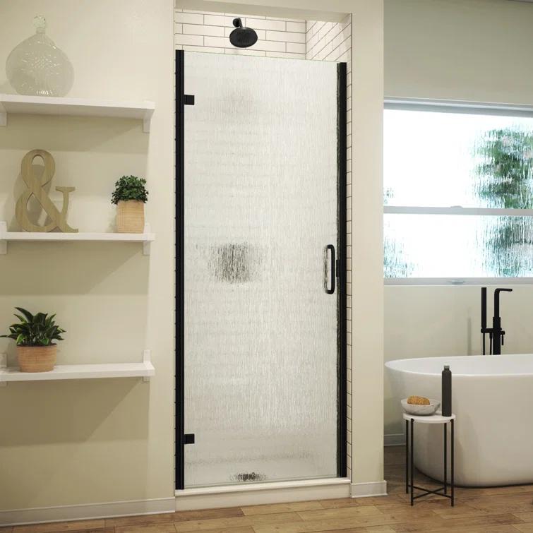 Arizona Shower Door MP30X66MBRN MP 30" W x 67" H Hinged Semi-Frameless Shower Door