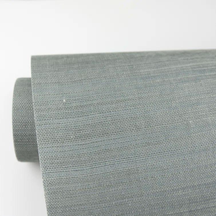 Kenneth James 2732-80014 Zhejiang Grasscloth Wallpaper Aquamarine