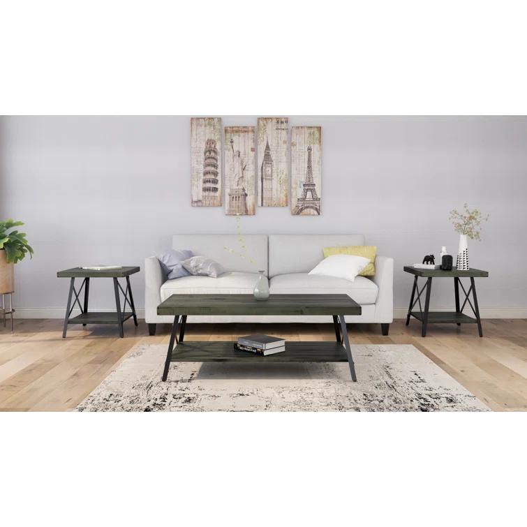 Laguna Solid Wood Top Coffee Table