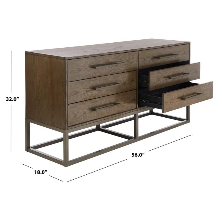 Sheldon 6 - Drawer Double Dresser