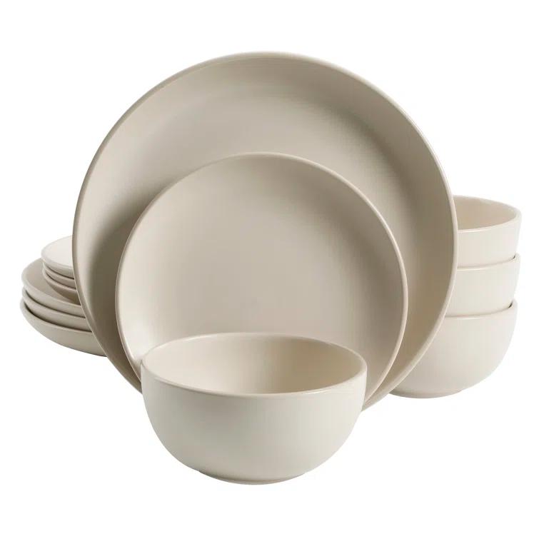 Rockaway 12 Piece Dinnerware Set
