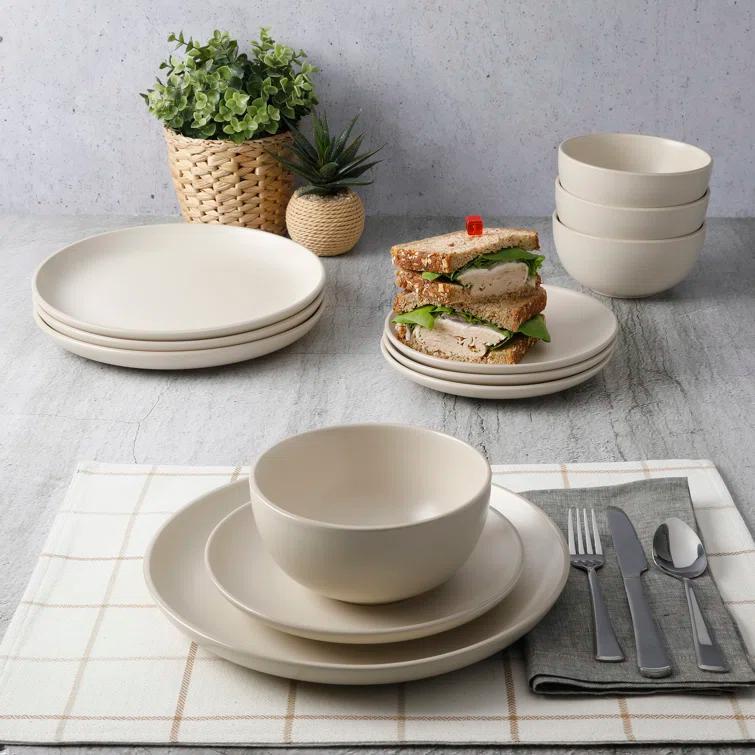 Rockaway 12 Piece Dinnerware Set