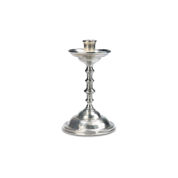 MATCH Arno 9" Metal Tabletop Candlestick | Wayfair