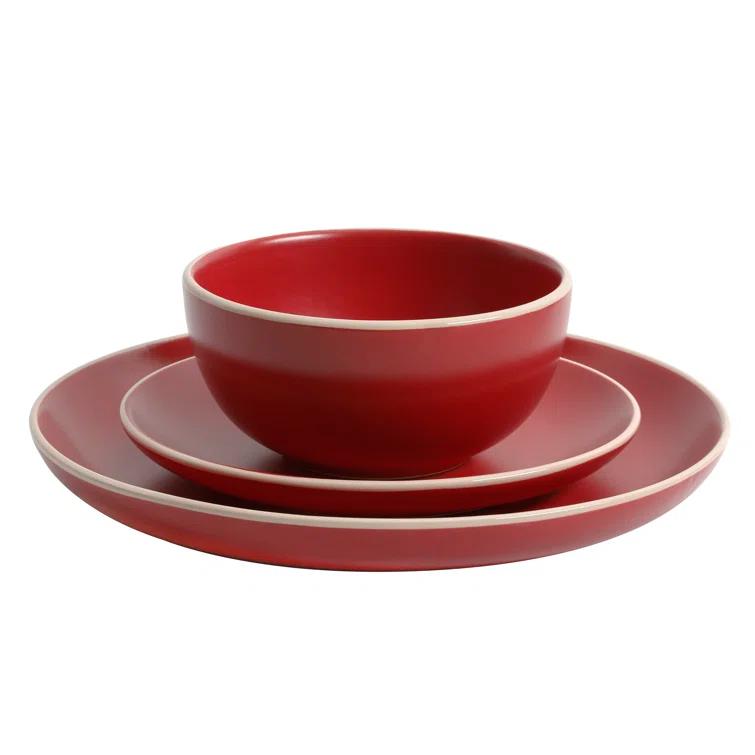 Rockaway 12 Piece Dinnerware Set