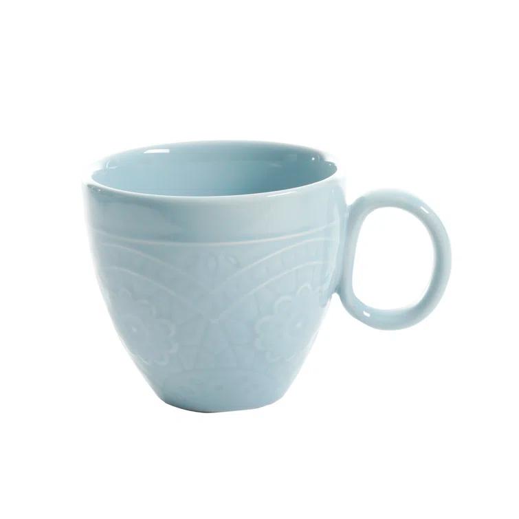 Gibson Elite Alemany 16-Piece Dinnerware Set - Aqua