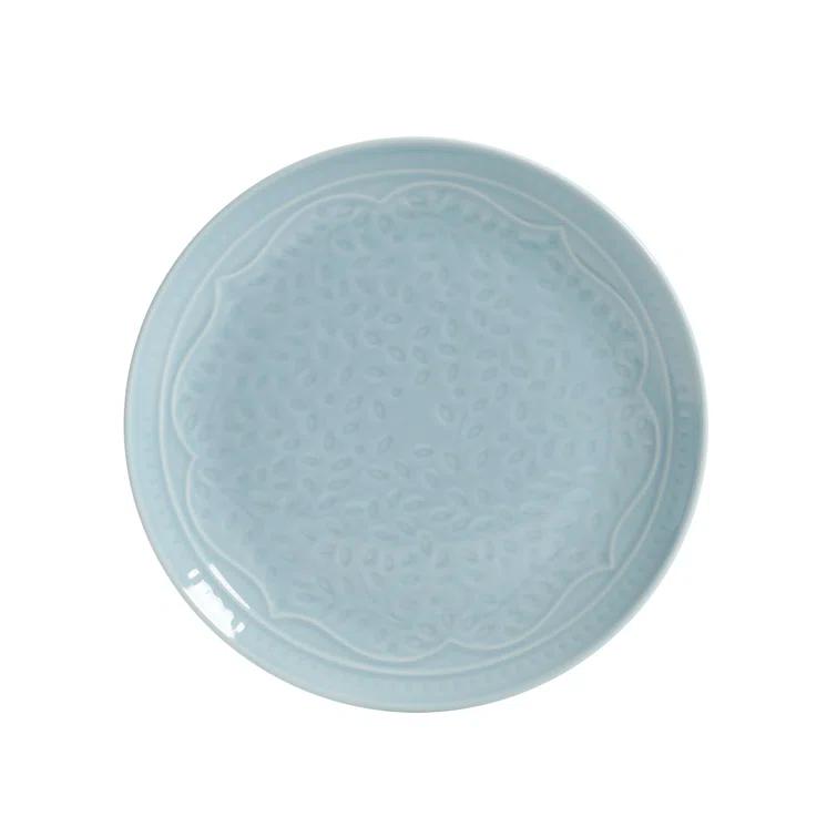 Gibson Elite Alemany 16-Piece Dinnerware Set - Aqua