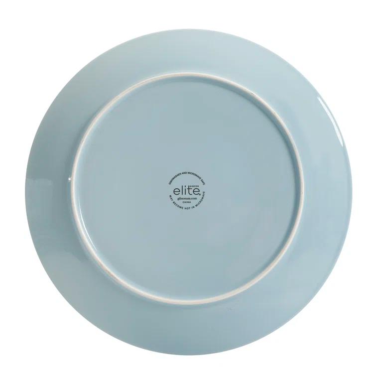 Gibson Elite Alemany 16-Piece Dinnerware Set - Aqua