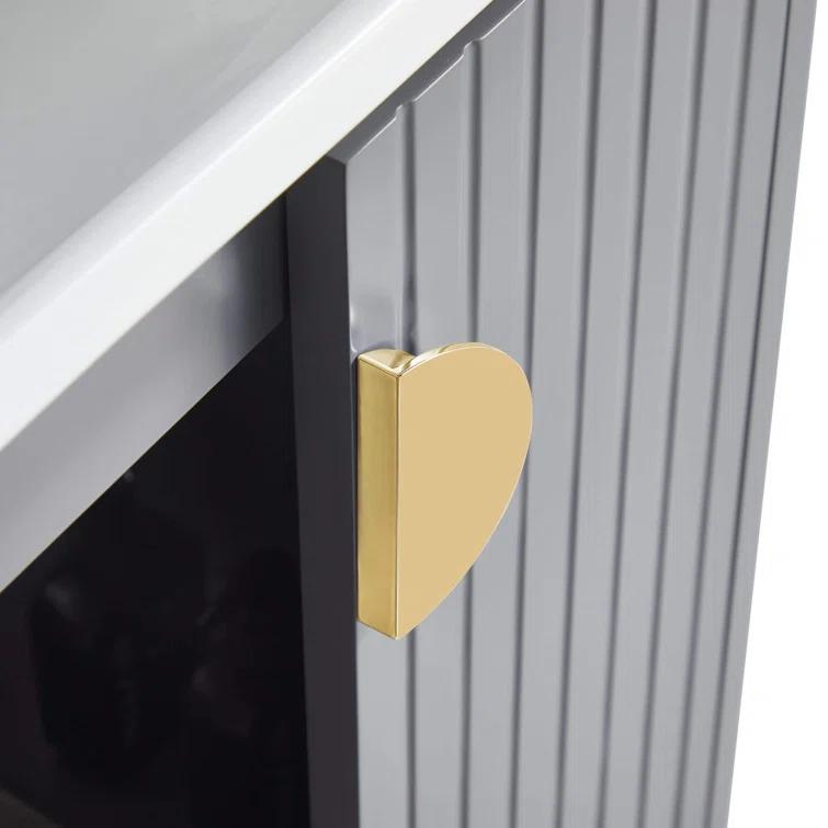 Saimah 48'' Single Bathroom Vanity with Ceramic Top