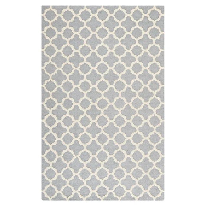 Hand Tufted Wool Geometric Rug