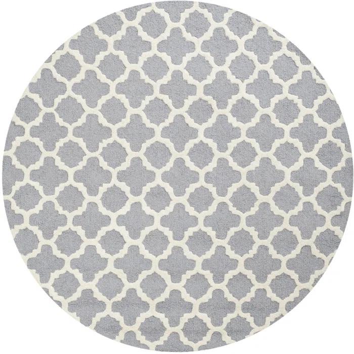 Hand Tufted Wool Geometric Rug