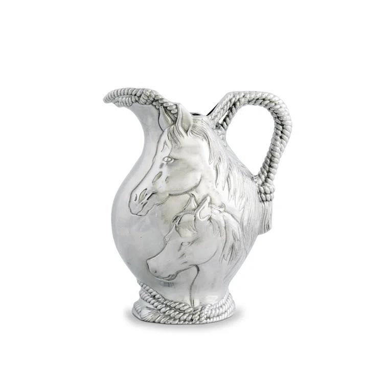 Arthur Court Designs Equestrian Horse and Rope Pitcher