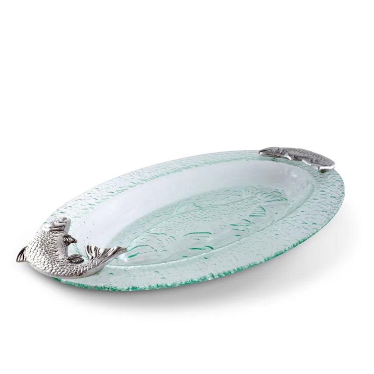 Arthur Court Designs Arthur Court Designs Coastal Glass Platter