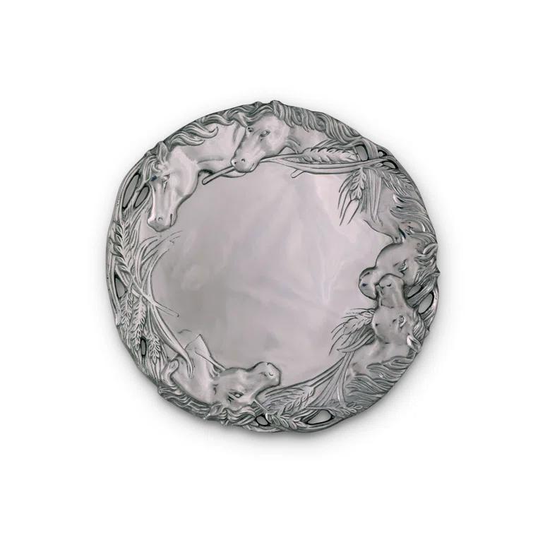 Arthur Court Designs Equestrian Metal Tray