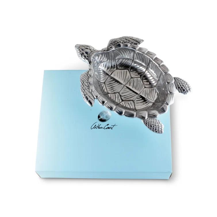 Arthur Court Designs Arthur Court Designs Coastal Aluminum Serving Bowl