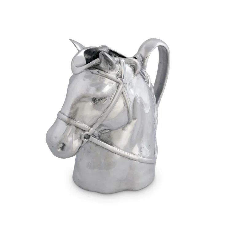 Arthur Court Designs Equestrian Thoroughbred Pitcher