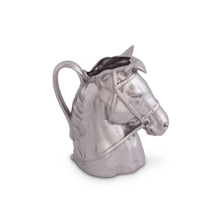 Arthur Court Designs Equestrian Thoroughbred Pitcher