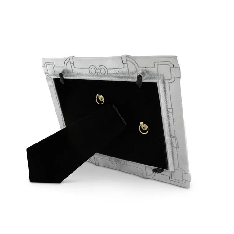 Arthur Court Designs Equestrian Silver Metal Embossed Picture Frame