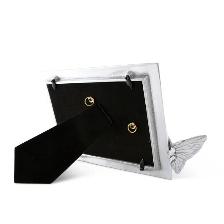 Arthur Court Designs Butterfly Silver Metal Embossed Picture Frame