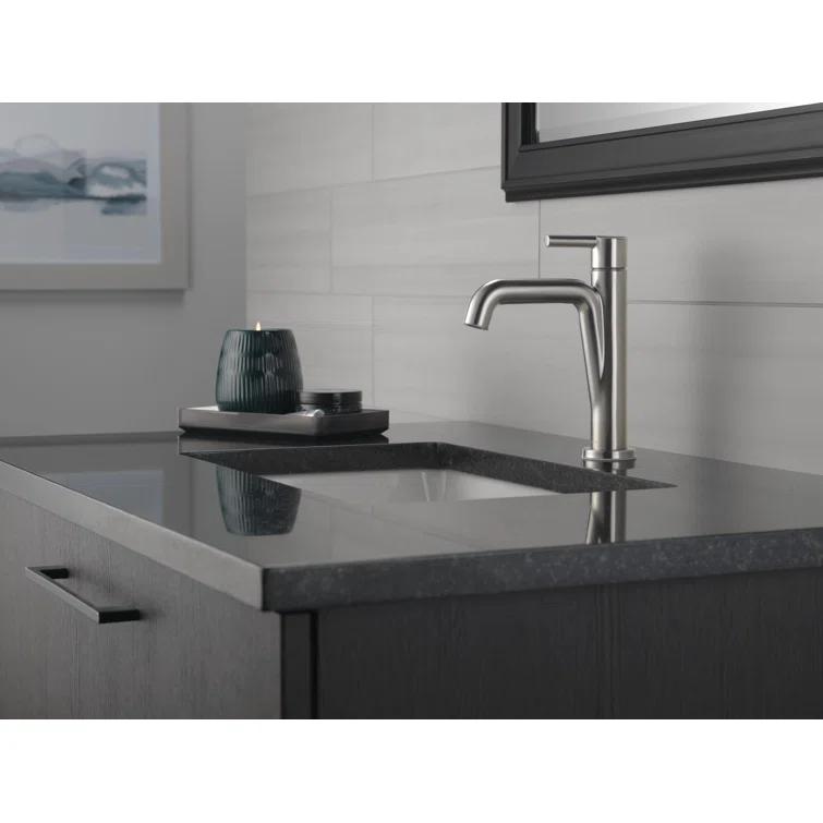 Nicoli Single Hole Bathroom Faucet with Drain Assembly, Single Handle Bathroom Sink Faucet