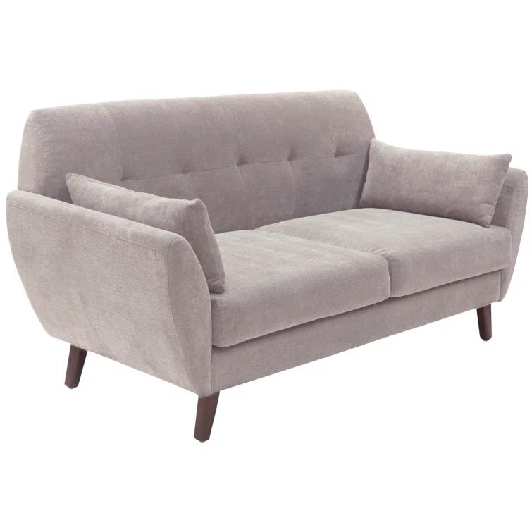 Serta Artesia Midcentury Modern Sofa with Tapered Legs