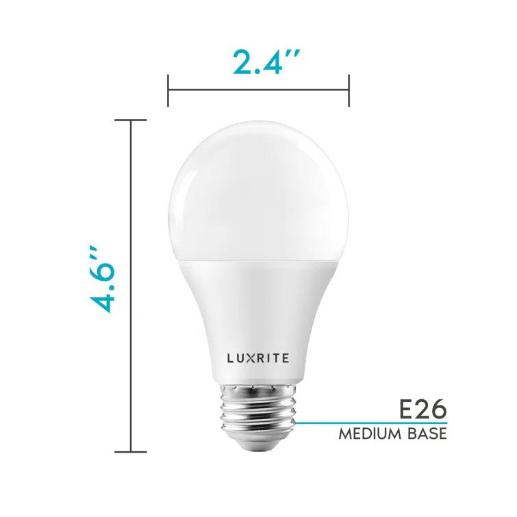 15 Watt (100 Watt Equivalent), A19 LED, Dimmable Light Bulb, E26/Medium (Standard) Base