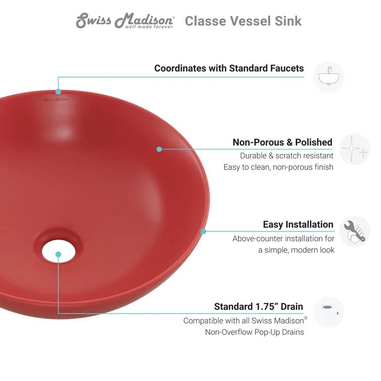Classe 16 Ceramic Sink
