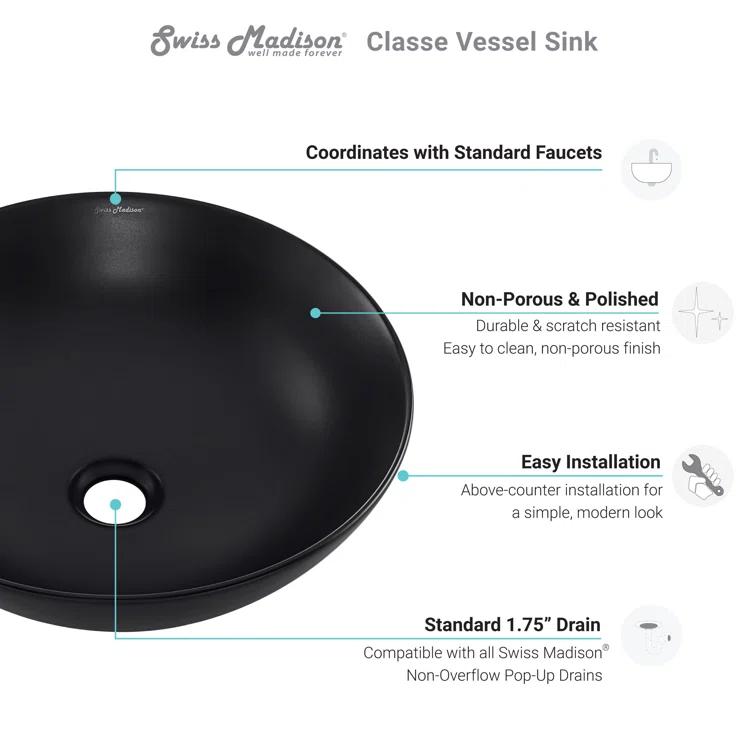 Classe 16 Ceramic Sink