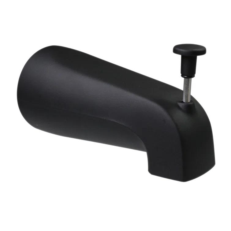 5-1/4" Reach Wall Mount Tub Spout with Front Diverter
