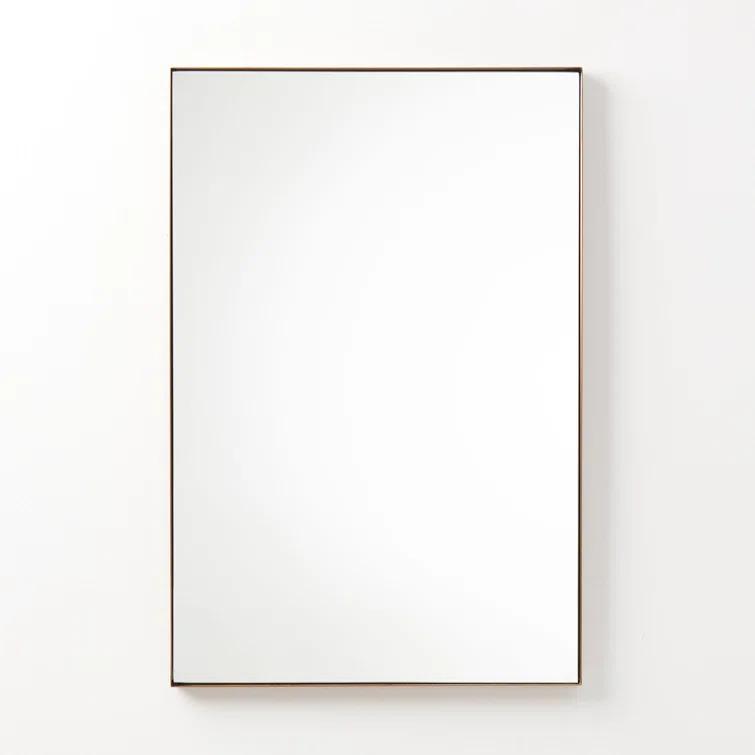 Carey Metal Flat Wall Mirror