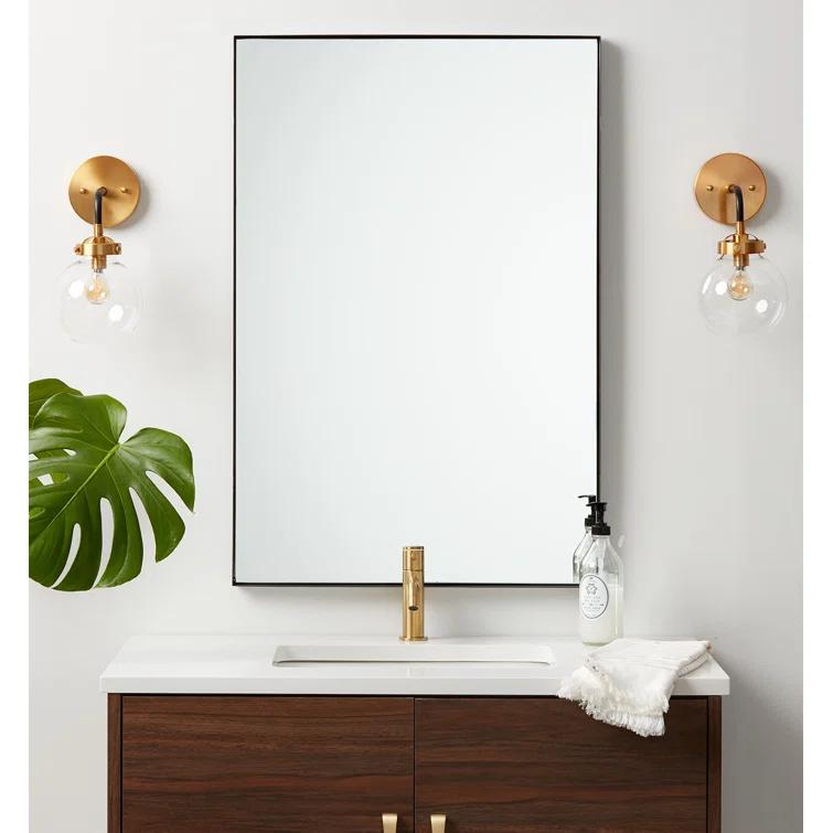 Carey Metal Flat Wall Mirror