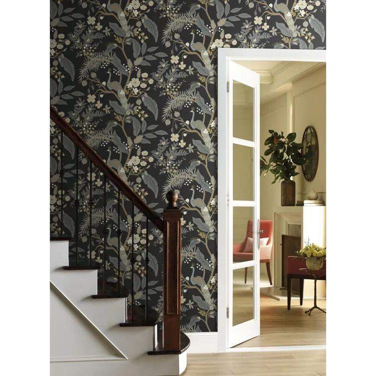 Rifle Paper Co. Peacock 27' x 27" Wallpaper Roll