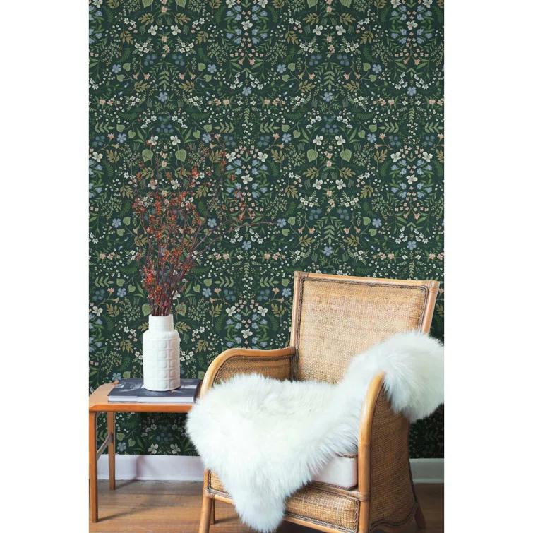 Rifle Paper Co. Wildwood 27' L x 27" W Wallpaper