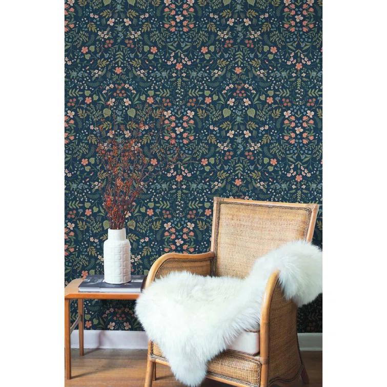 Rifle Paper Co. Wildwood 27' L x 27" W Wallpaper