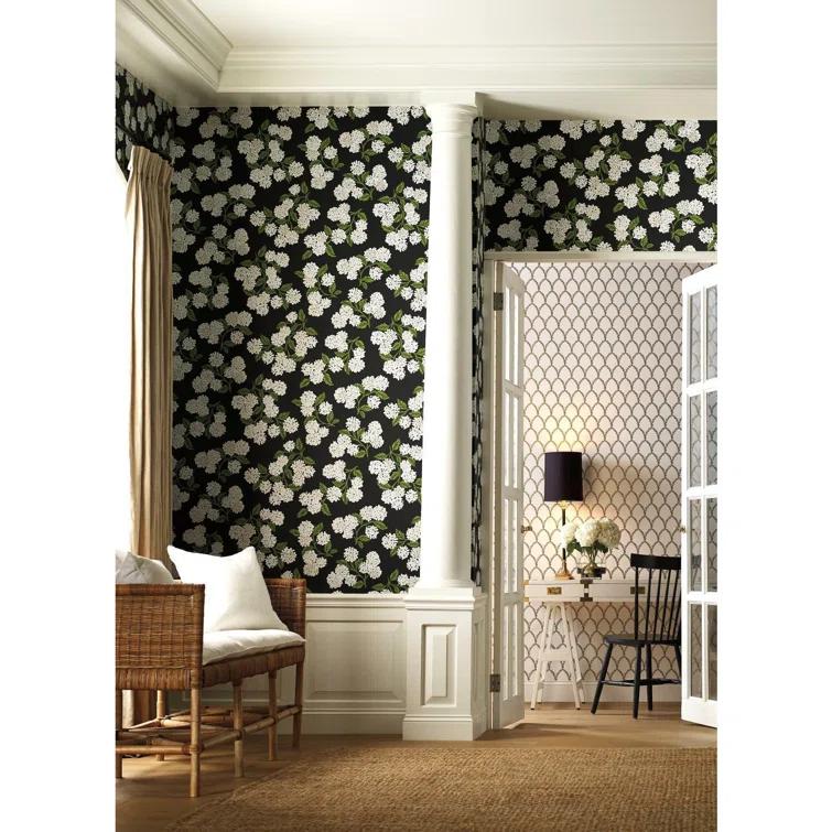 Rifle Paper Co. Hydrangea 27' x 27" Wallpaper