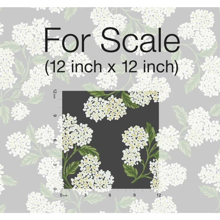 Rifle Paper Co. Hydrangea 27' x 27" Wallpaper