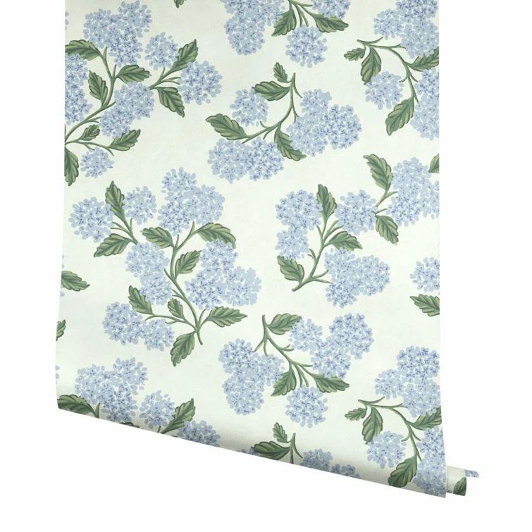 Rifle Paper Co. Hydrangea 27' x 27" Wallpaper
