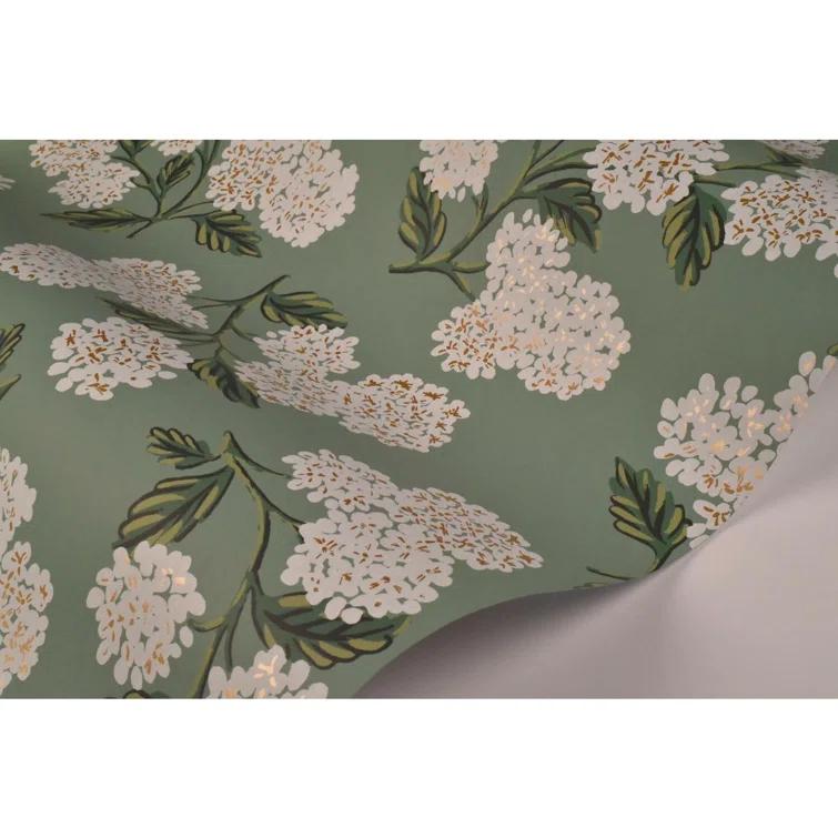 Rifle Paper Co. Hydrangea 27' x 27" Wallpaper