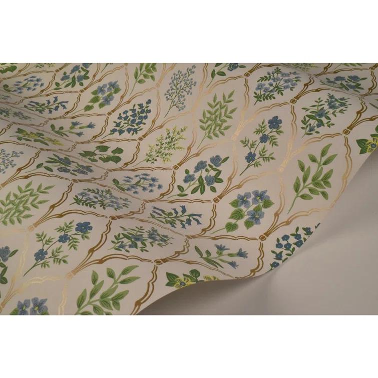 Rifle Paper Co. Hawthorne 27' x 27" Wallpaper