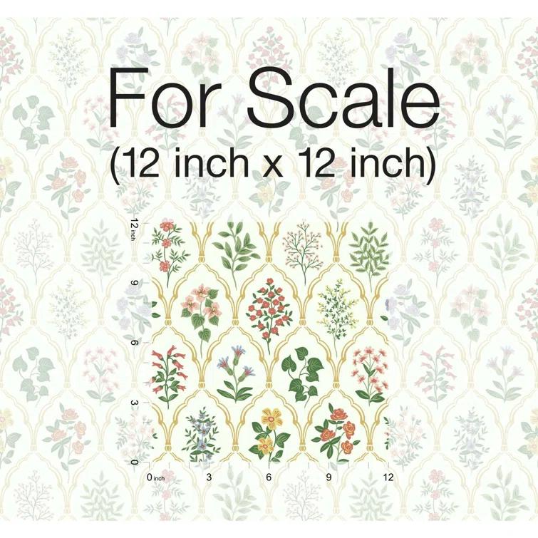 Rifle Paper Co. Hawthorne 27' x 27" Wallpaper