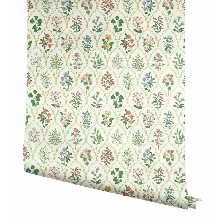 Rifle Paper Co. Hawthorne 27' x 27" Wallpaper