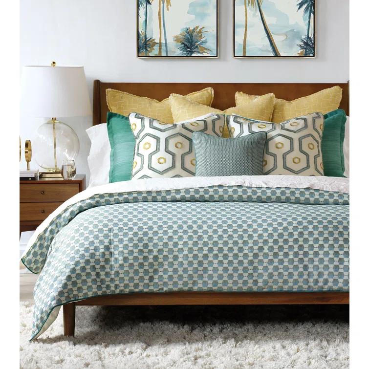 Eastern Accents Twin Palms Reversible Throw Pillow