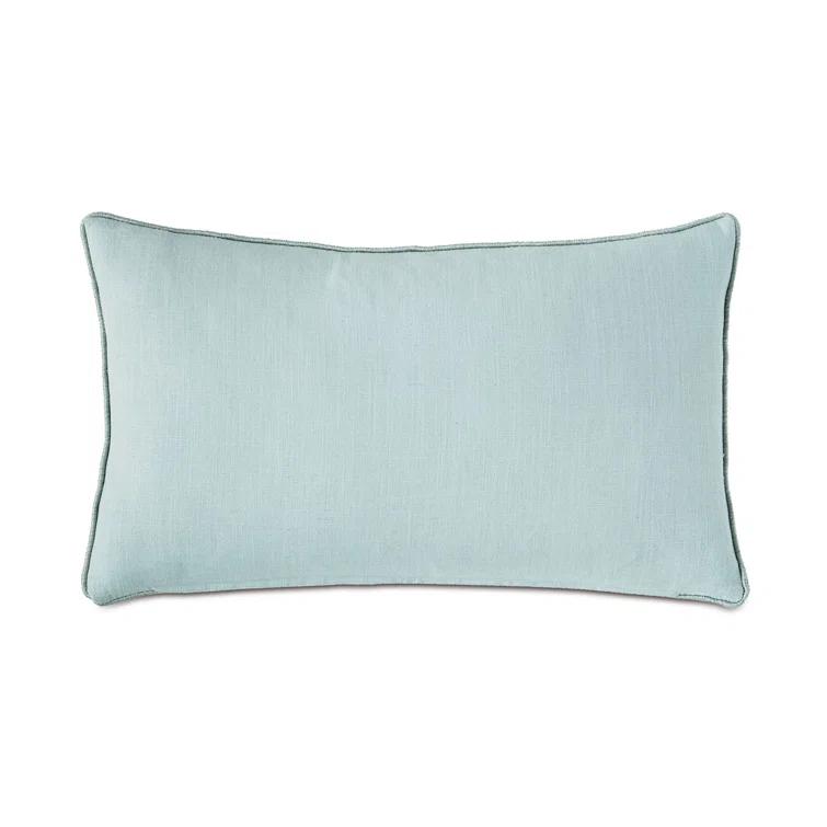 Brentwood Embroidered Cotton Blend Throw Pillow